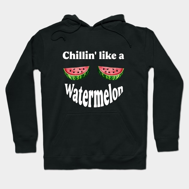 Chilling watermelon Hoodie by Kamaripen